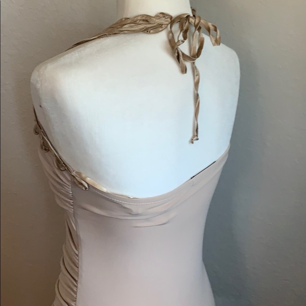 Arden B Beige Top weigh open back - Picture 4 of 5